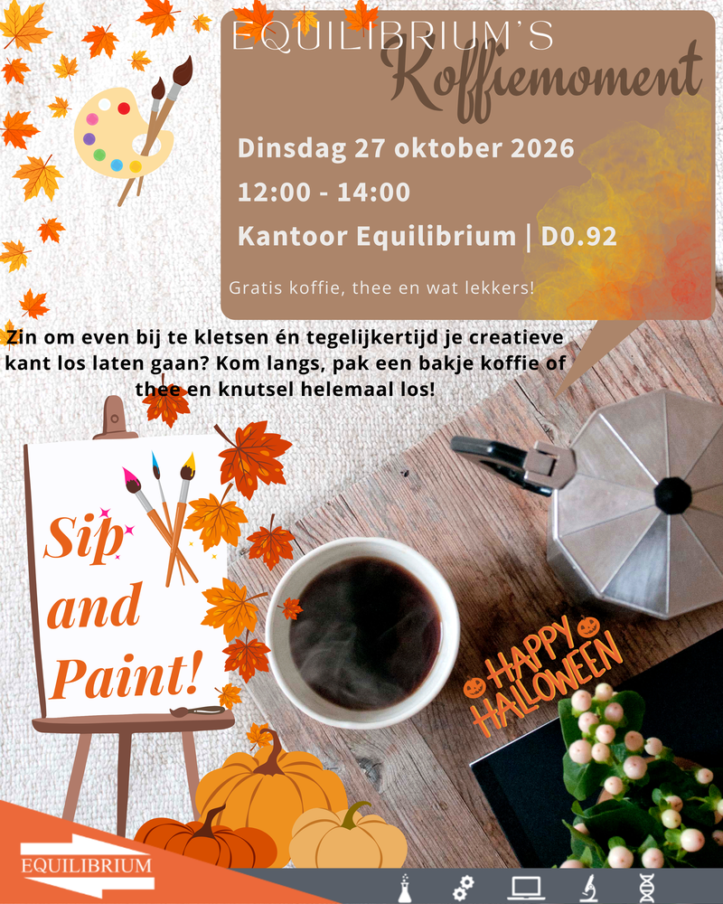 Bestuur: Sip-and-paint koffiemomentje