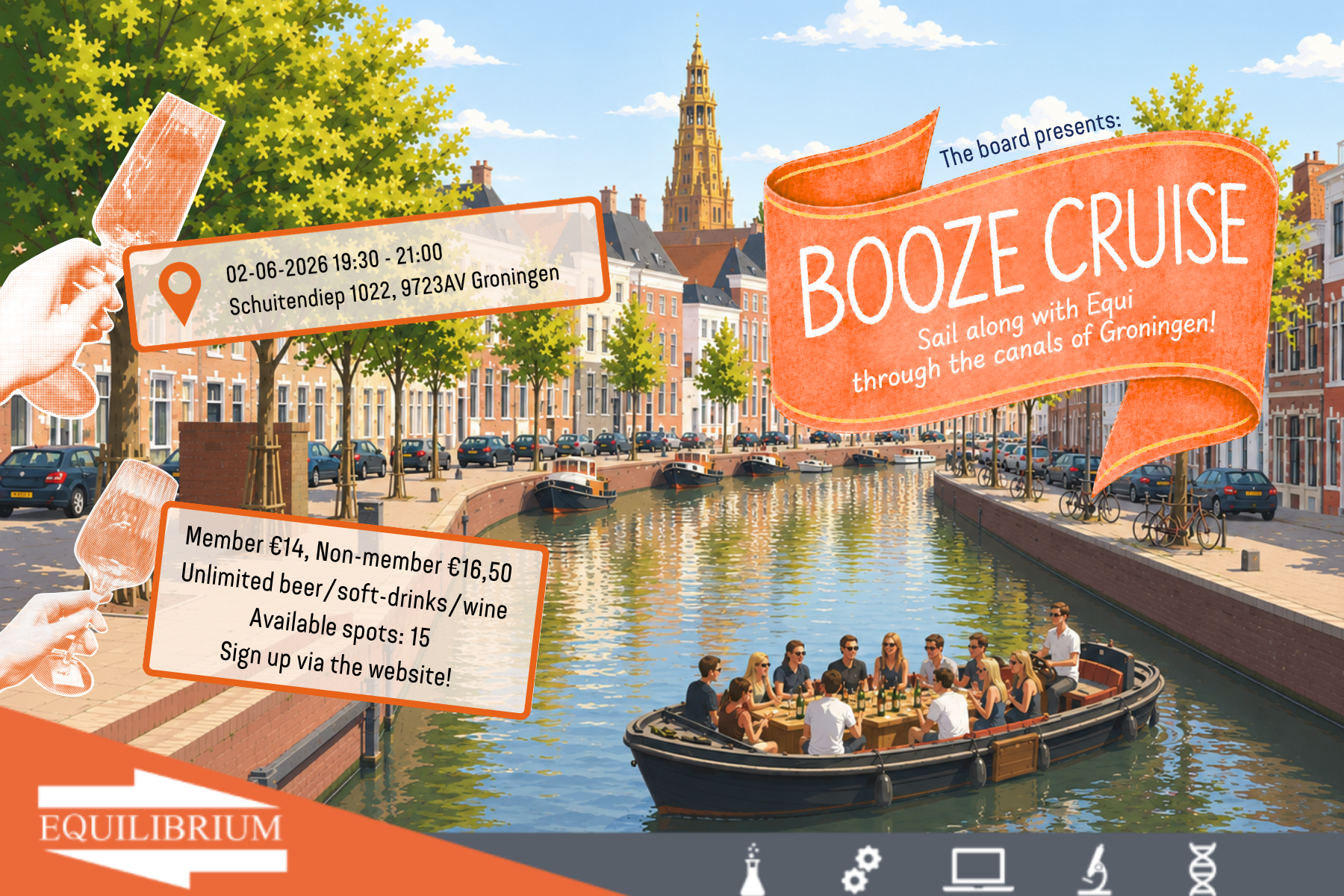 Bestuur: Borrelboot